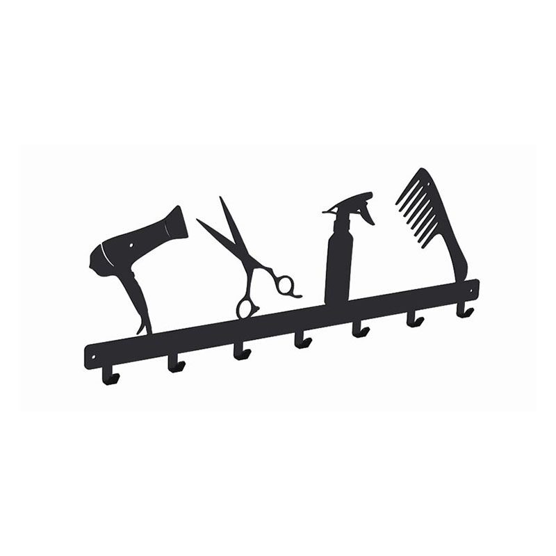 Metalowy wieszak do salonu fryzjerskiego