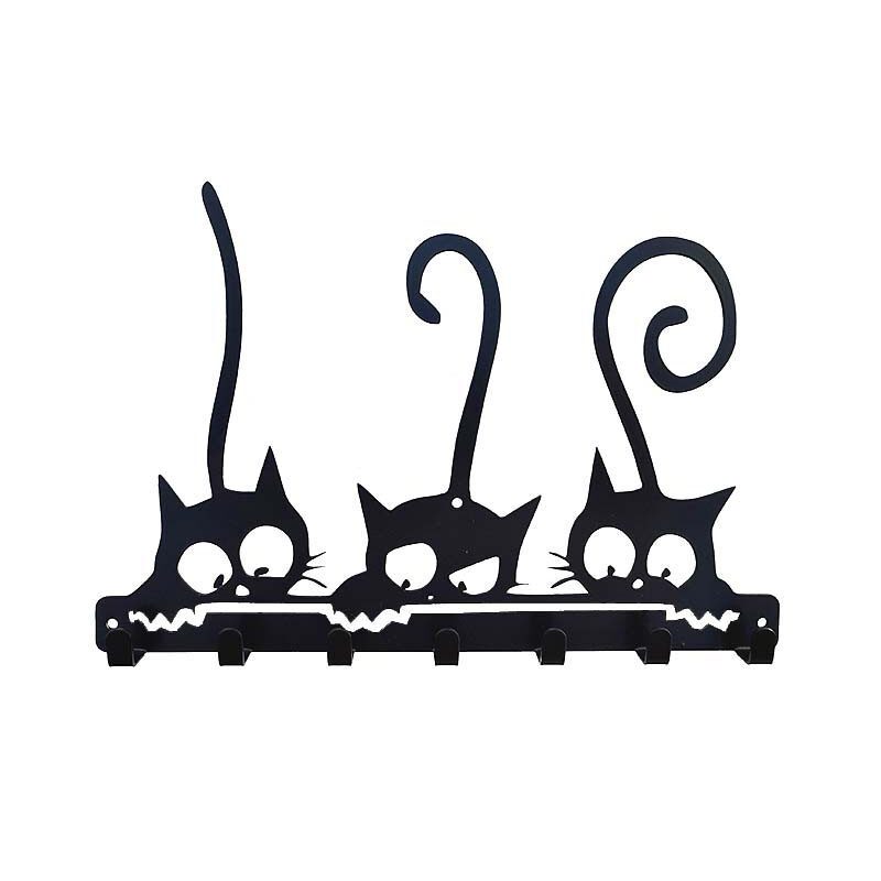 Wieszak na ubrania z kotkami