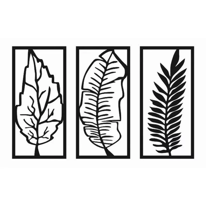 Obraz na ścianę liście dekor