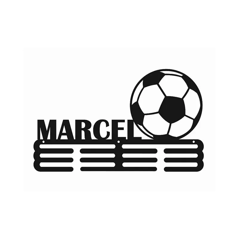 Piłkarski wieszak na medale z imieniem