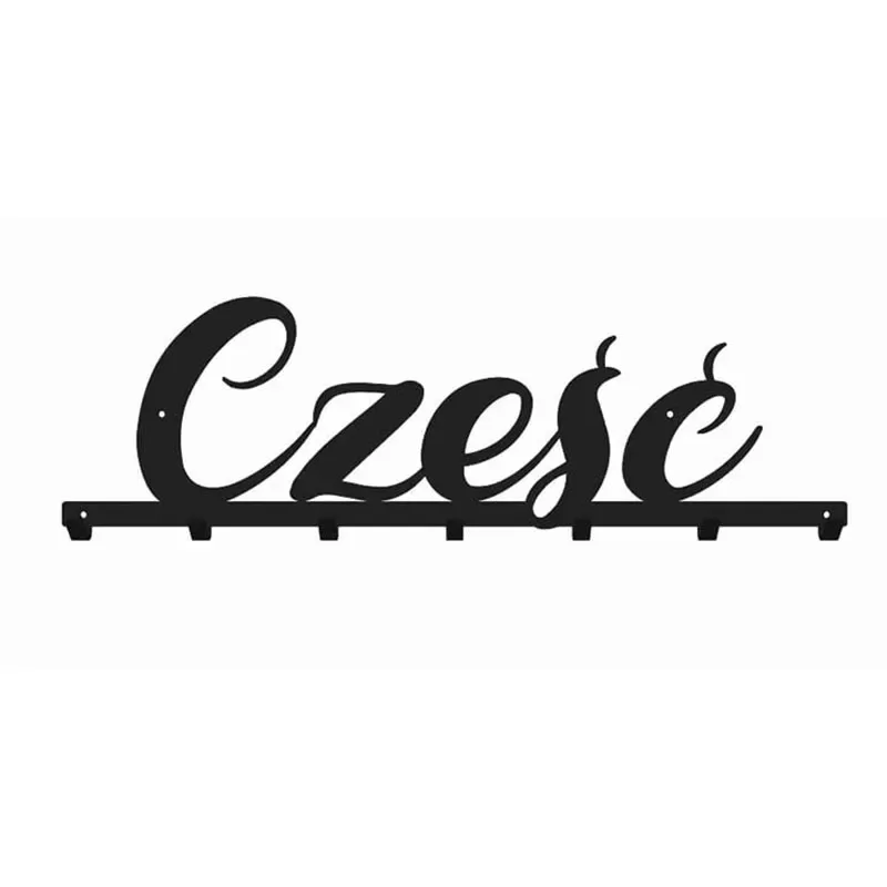 Wieszak na ubrania Cześć