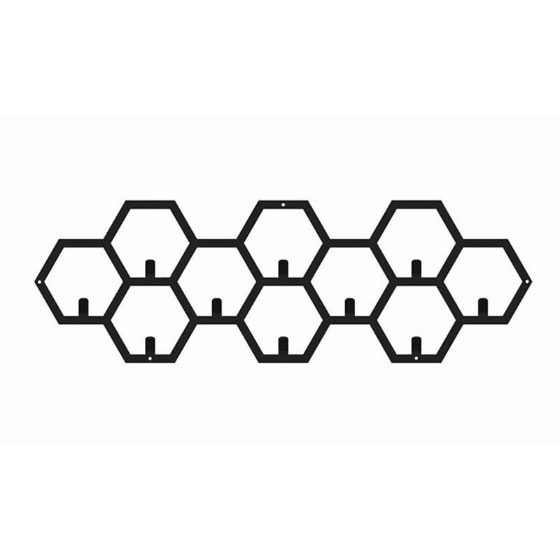 Wieszak hex do przedpokoju metalowy