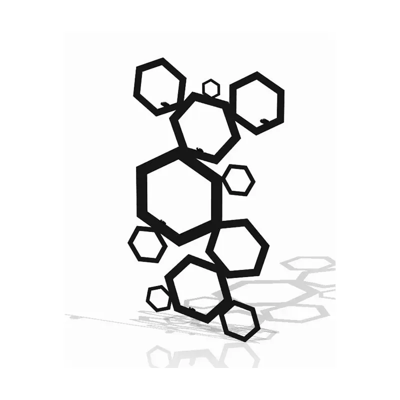 Wieszak na ubrania heksagon nowoczesny