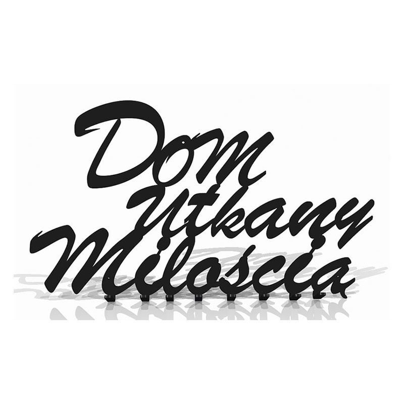 Wieszak ścienny Dom utkany miłością