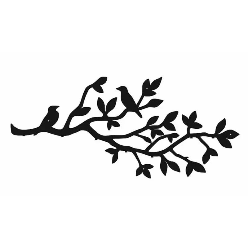 Wieszak ścienny ptaszki na gałęzi