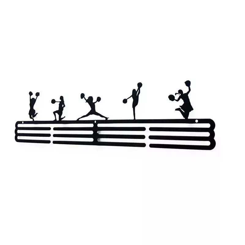 Metalowy wieszak na medale - Cheerleaderki