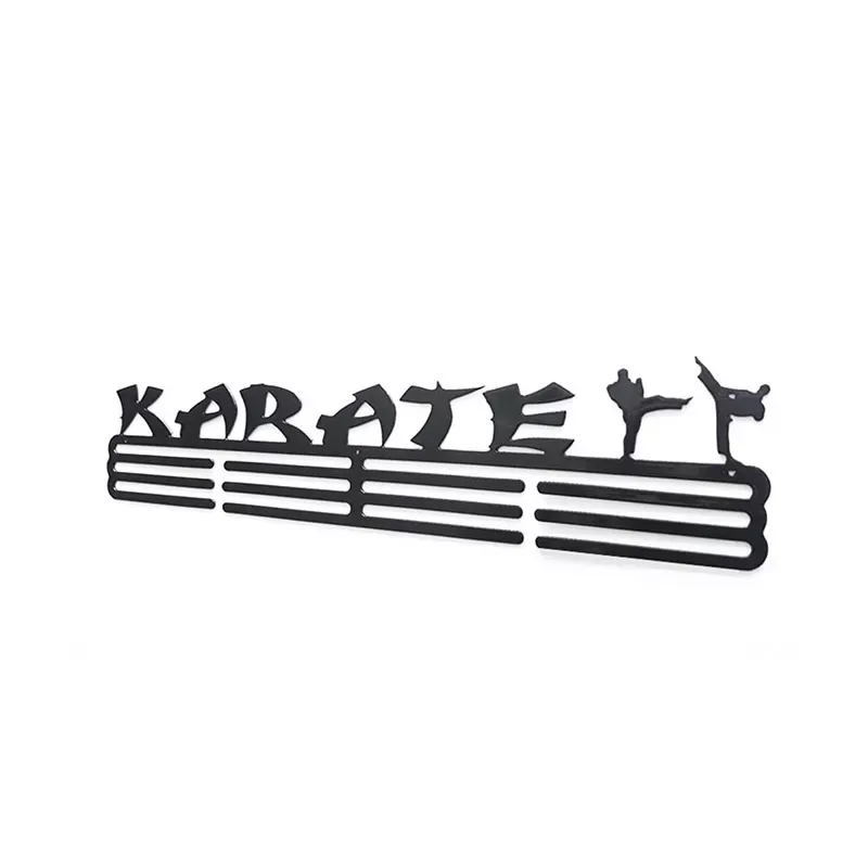 Metalowy wieszak na medale - KARATE