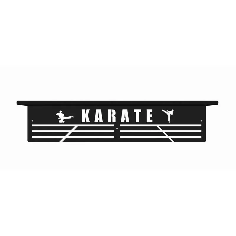 Wieszak na medale z półką - Karate