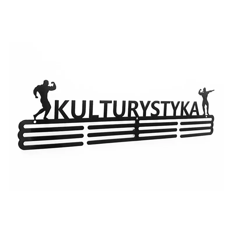 Metalowy wieszak na medale - Kulturystyka