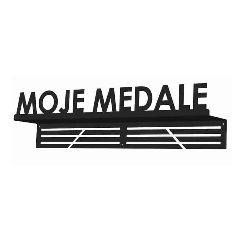 Metalowy wieszak - moje medale