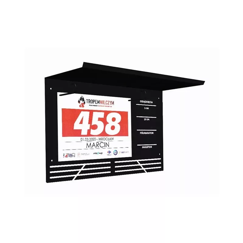 Wieszak na medale z półką na puchary