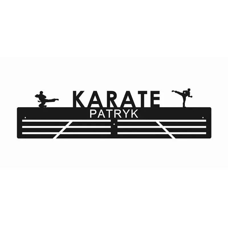 Wieszak na medale - Karate imienny