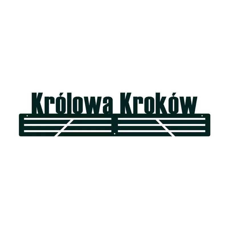 Wieszak na medale - królowa kroków