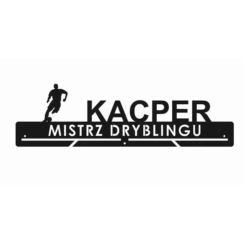 Wieszak na medale - Mistrz dryblingu