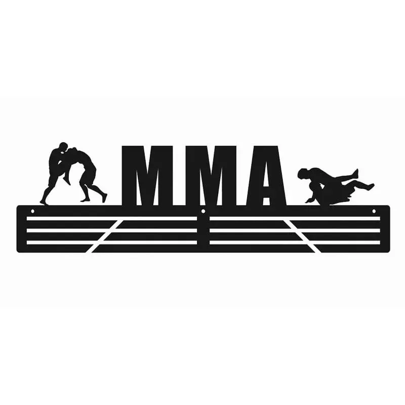 Metalowy wieszak na medale - MMA