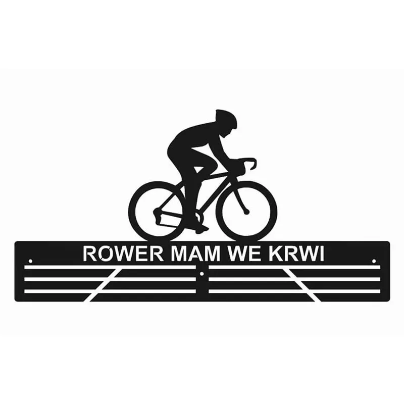 Wieszak na medale - Rower mam we krwi