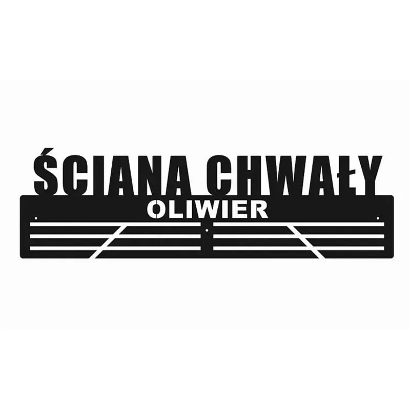 Wieszak na medale - Ściana chwały