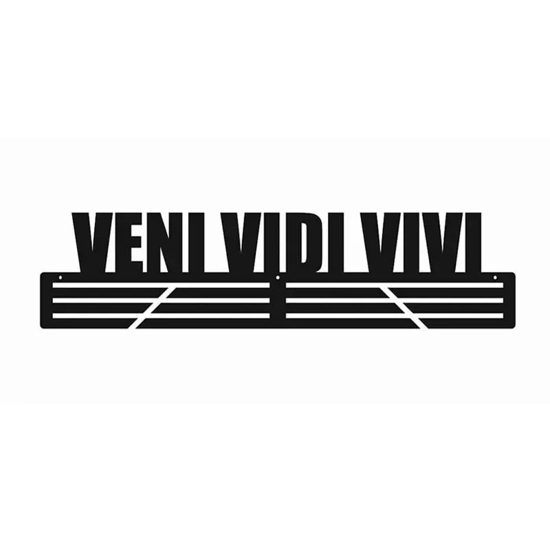 Metalowy wieszak na medale - Veni vidi vivi