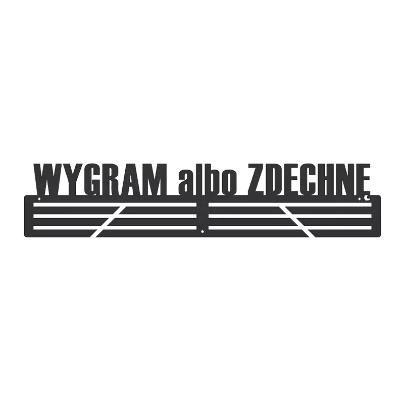 Wieszak na medale - wygram albo zdechnę