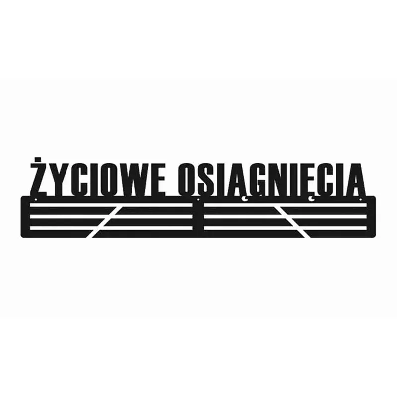 Wieszak na medale - Życiowe osiągnięcia