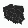 Tablica magnetyczna metalowa Polski
